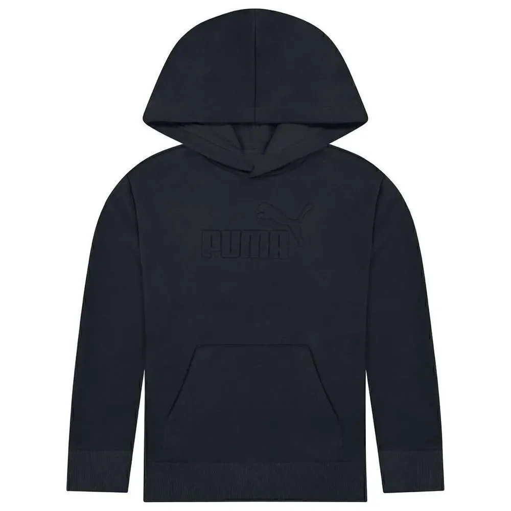 NEW! PUMA Youth Fleece Hoodie with Raised embossed logo and Kangaroo Pockets - Picture 4 of 16